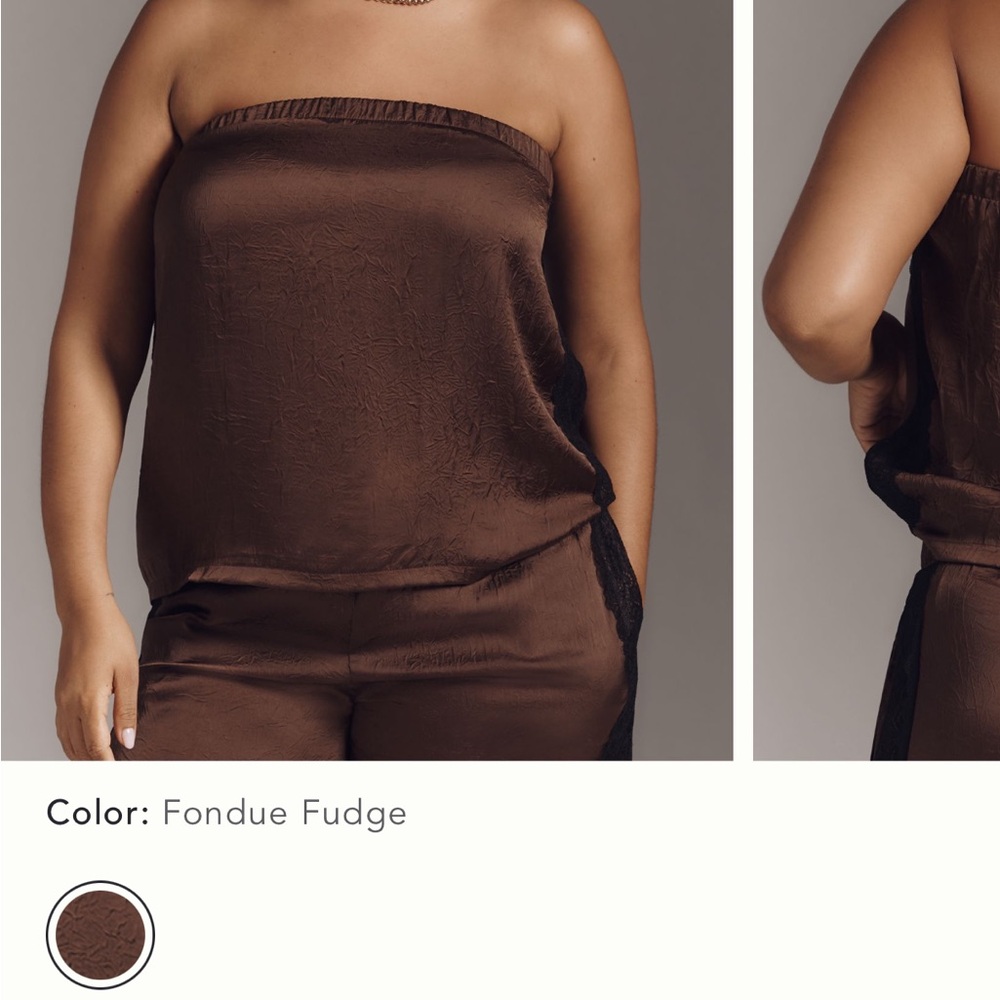 Women's Brown Intimate Sleepwear Set